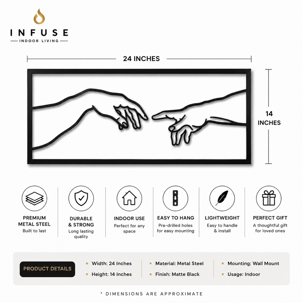 INFUSE Essence Creation of Connection Wall Art