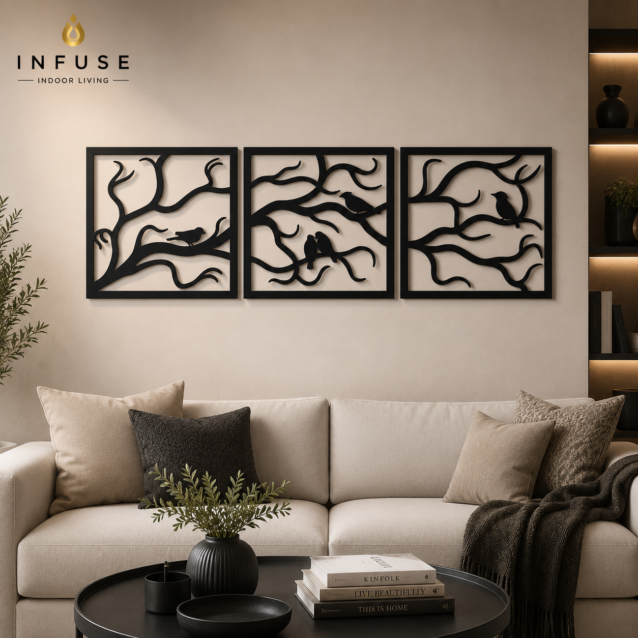 INFUSE Nature Woodland Harmony Wall Art Set