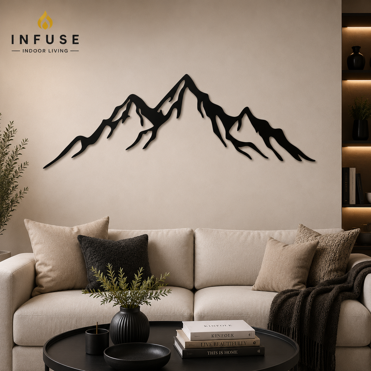 INFUSE Nature Mountain Horizon Wall Art