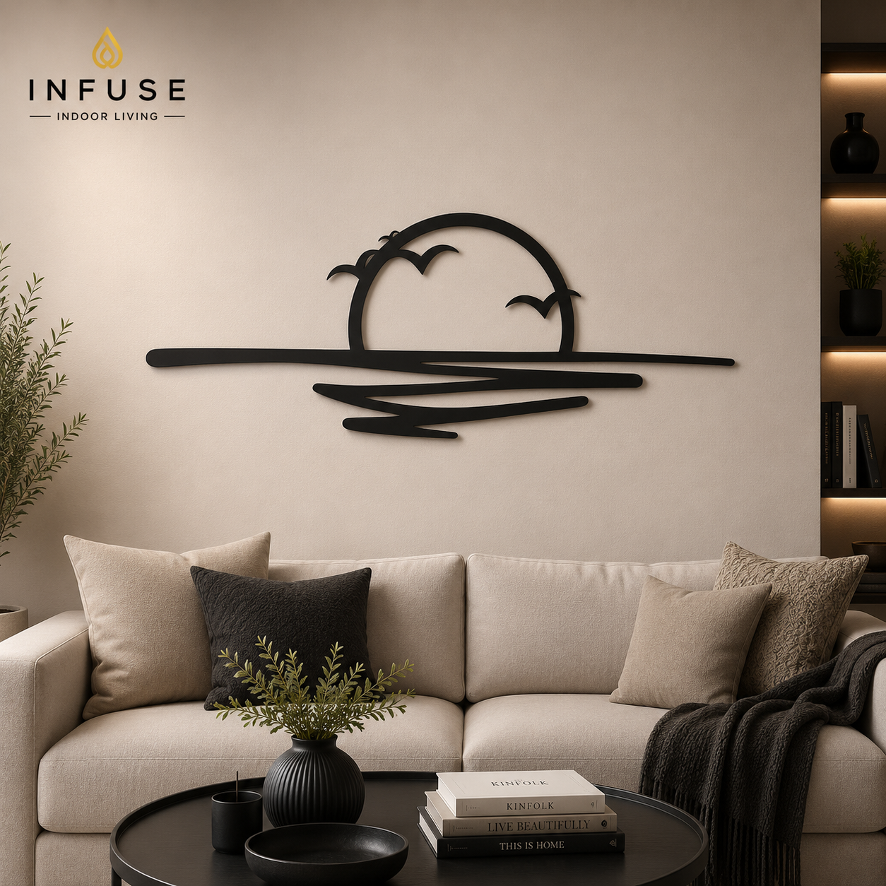 INFUSE Nature Sunset Horizon Wall Art