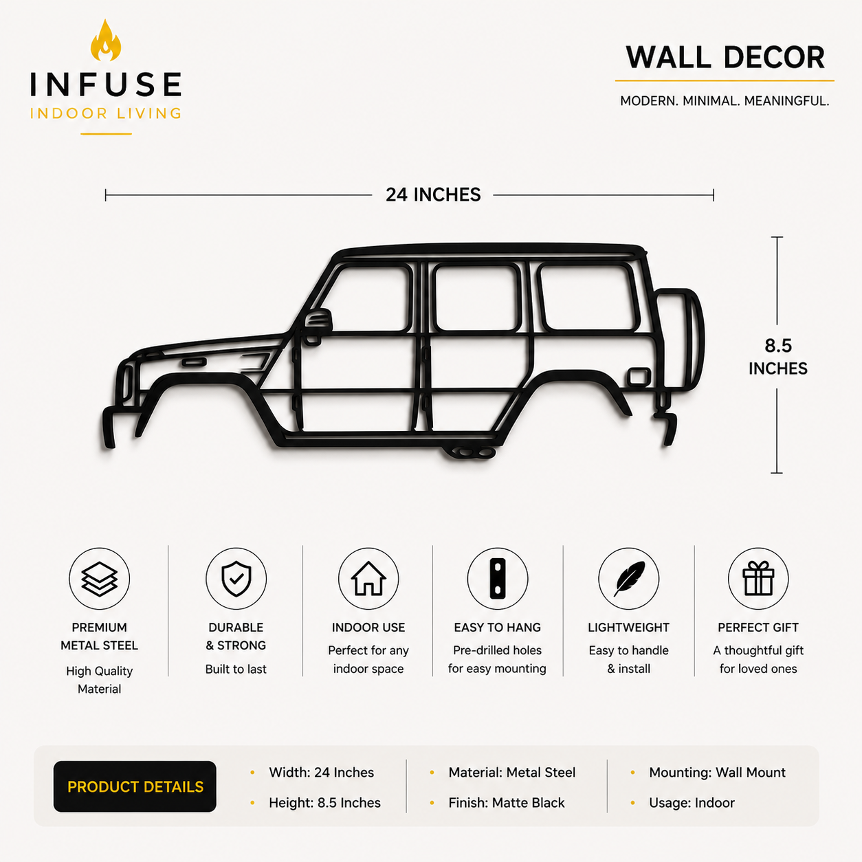 INFUSE Motion G-Class SUV Wall Art